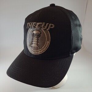 The Cup North American Championship Black One Size Stretch Fit Hat Cap New WOT